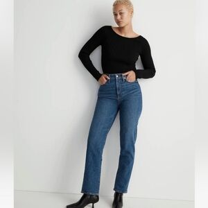 Madewell Blue Women's High-rise Curvy Perfect Vintage Jeans
